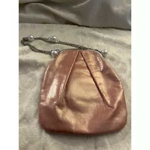 Hobo International Pink Purse with Faux Pearls - Picture 1 of 5