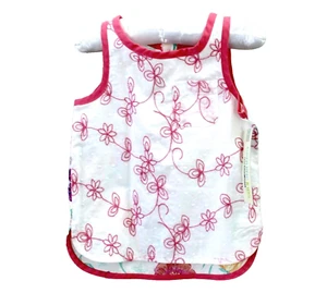 Genuine Kids by OshKosh Sleeveless Floral Embroidered Top Size 2T White/Pink NWT - Picture 1 of 5