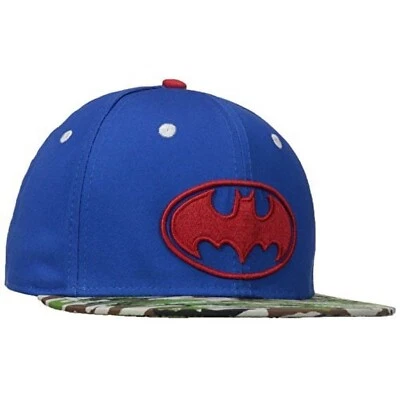 Aba masculina Batman estampa camuflada com tampa floral sob aba, real, tamanho único - Imagem 1 de 3