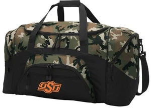 Oklahoma State Camo Duffel Bag – Official Cowboys Travel, Gym & Sports Bag with - Picture 1 of 6