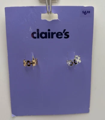 NOVO Lote de 2 Ear Cuffs 1 Prata 1 Ouro da Claire's - Imagem 1 de 2