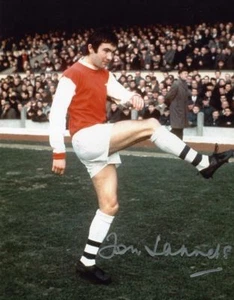 JON SAMMELS - ARSENAL - 1971 Double Winner - 10x8 GENUINE HAND SIGNED PHOTOGRAPH - Picture 1 of 2