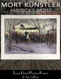 Mort Kunstler Sunrise Service AP Signed/Numbered L/ED Print - Picture 1 of 6