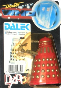 Doctor Who Dapol Vintage DALEK 1987 Rot Gold Actionfiguren Dr komplett - Bild 1 von 4