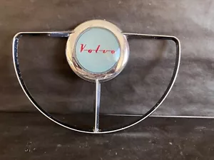Volvo Original PV 444 Steering Wheel Horn Ring Chrome 1947-1957 Vintage - Picture 1 of 10