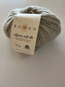 Rowan,  alpaca soft DK,  1 ball, color 222 (beige) 50g, 137 yards - Picture 1 of 4
