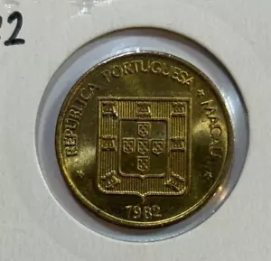 1982 Macau 20 Avos Coin - Picture 1 of 3