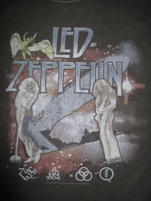 2006 LED ZEPPELIN w/ ROBERT PLANT & JIMMY PAGE Concert Tour (2XL) T-Shirt - Image 1 of 2