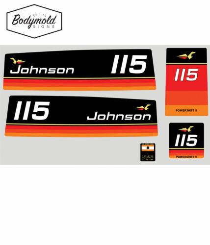 Johnson 1974 115 Replacement Outboard Decals/stickers