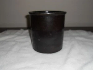 ANTIGUO MARRÓN CROCK - 6 1/2"" DE ALTO X 5 5/8"" EN LA PARTE INFERIOR - Imagen 1 de 7