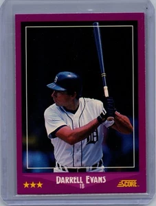 1988 Score #75 Darrell Evans - Picture 1 of 2