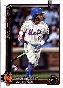Luisangel Acuña 2025 Topps #524 New York Mets RC - Imagen 1 de 2