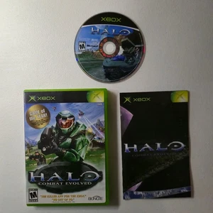 Halo Combat Evolved Xbox Video Game Shooter Multiplayer CIB Complete - Picture 1 of 2