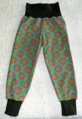 Einzigartige ♥ Hose ♥ Mitwachshose ♥ Retro Blumen ♥ handmade - Bild 1 von 2