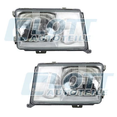 Hauptscheinwerfer H4 H3 links + rechts passend für Mercedes 124 W124 E 200 - Bild 1 von 4