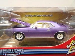 WHITE LIGHTNING 1970 PLYMOUTH HEMI BARRACUDA 2005 JOHNNY LIGHTNING 1:24 - Picture 1 of 7