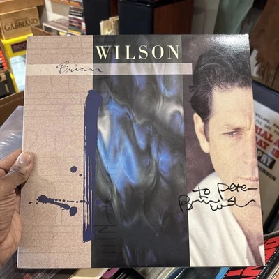 Brian Wilson (self titled) LP by Brian Wilson vinyl 1988 VG+ 1-25669 AUTOGRAPHED - Image 1 of 4