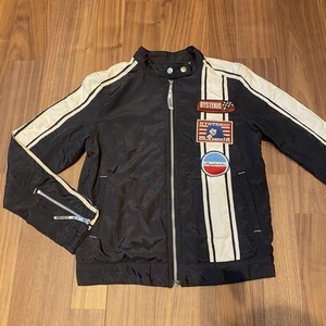 Chaqueta Ligera HYSTERIC GLAMOUR Tela Ligera Estampado Parche Negro - Imagen 1 de 8