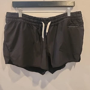 Vuori Clementine Shorts Womens XL 2.5" Lined Running Athletic Black - Picture 1 of 7