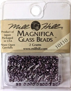 Mill Hill Magnifica Beads #10110 Purple Pizzazz 2g Pack Discontinued NOS - Bild 1 von 2