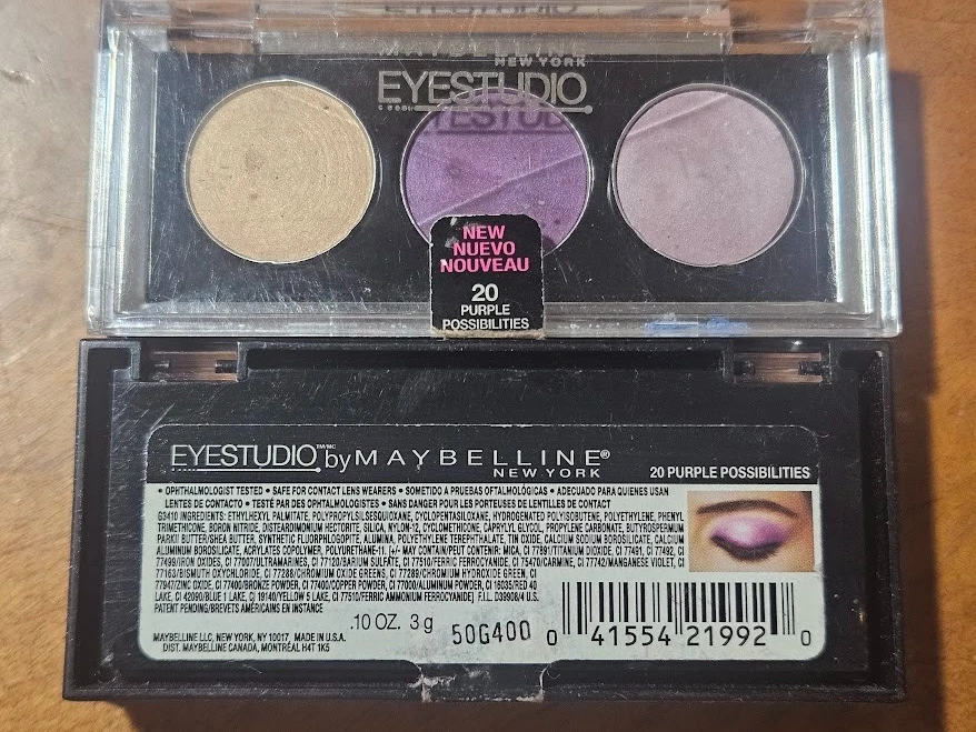 Maybelline EyeStudio Eyeshadow Trio Cream Shades Eye Studio Shadow Color Choice - Image 1 of 1