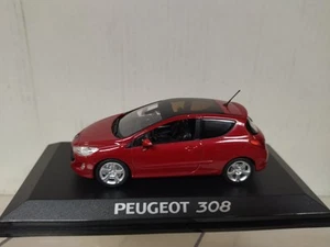 PEUGEOT 308 2008 3 PORTES RED 1:43 NOREV 473801 - Imagen 1 de 6