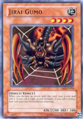 Jirai Gumo - DB2-EN054 - Common - Unlimited Edition - Moderately Played - Image 1 of 1