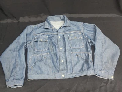 复古 70 年代 J.C. Penney Ranchcraft 牛仔夹克 S 码经典西部  — 第 1/4 张图片