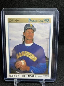 1992 O-Pee-Chee Premier #173 Randy Johnson Seattle Mariners - Picture 1 of 2