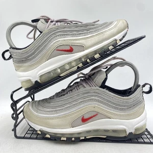 Nike Air Max 97 Gold Silber Turnschuhe Größe UK 3 Damen Fitness Laufen Yoga - Bild 1 von 8