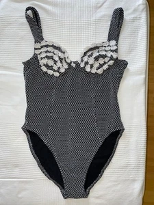 Seafolly Australia Badeanzug Blüten Exklusiv Designer Boho Blogger Gr 40 Top! - Bild 1 von 5