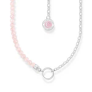 Thomas Sabo Charmista Necklace With Beads And Chain Links Silver 45cm - Picture 1 of 5