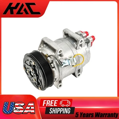 A/C Compressor w/ Clutch For 02-2009 Volvo S60 & 2003-2006 Volvo XC90 1161627 - Image 1 of 4