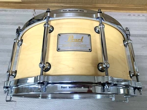 Pearl Zenithal Resonator Snare Drum Natural 14"x6.5" Made in Japan - Picture 1 of 9