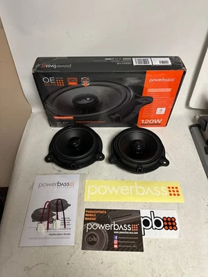 PowerBass OE652-NS - 6.5" Direct Fit - Nissan OEM Coaxial Speakers  - PAIR - Image 1 of 3