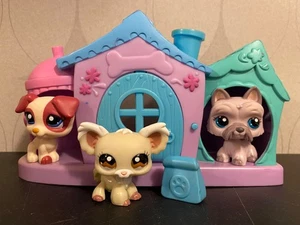 Authentic Littlest Pet Shop #1199 Chihuahua #1200 Jack Russell #1201 Scottie dog - Picture 1 of 12