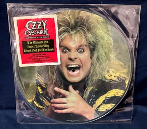 RARE 🔥OZZY OSBORNE "Ultimate Sin" Limited Ed. Picture Disc Hype UNPLAYED MINT! - Imagen 1 de 4