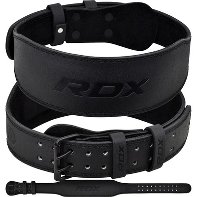 RDX Weight Lifting Belt Back Support Fitness Gym Bodybuilding Training Workout Foto 1 de 2