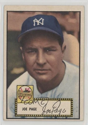1952 Topps Joe Page (Black Back Bio begins with The ace) #48 - Image 1 of 2