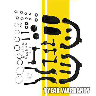 Kit de barra estabilizadora de brazo de control delantero y trasero 16 piezas para Saab 2004-2009 9-7x Foto 1 de 4