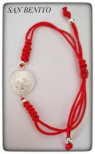 San benito silver, benedicti AMULETO PROTECT plata bracelet Pulsera san benito - Picture 1 of 4