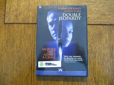 Double Jeopardy - Ashley Judd, Tommy Lee Jones - 1999 Paramount DVD VERY GOOD!!! Foto 1 de 3