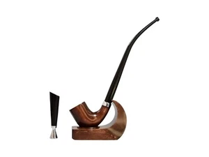 Churchwarden tabacco da fumo fatto a mano legno a stelo lungo sherlock con strumenti - Foto 1 di 5