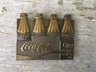 Vintage 1976 Coca-Cola Klamra paska Karton 8-6 1/2 uncji Butelki 3" X 2,5"