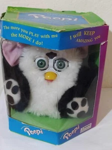 RARE VINTAGE 90'S ELECTRONIC POOPI KO FURBY USED WITH BOX - Bild 1 von 10