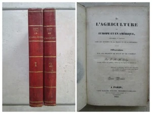 DEBY : DE L'AGRICULTURE EN EUROPE ET EN AMERIQUE, 1825. - Picture 1 of 24