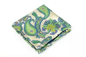 Lord R Colton Masterworks Pocket Square - Martim Vaz Gold Silk - $75 New - Picture 1 of 3