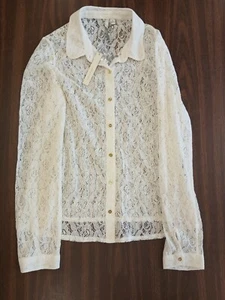 lc Lauren Conrad Womens Lace Layered Tank Blouse Shirt Top WL63W040RS  XL W/tags - Picture 1 of 9