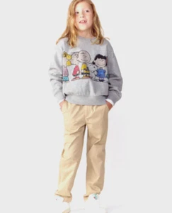 CREWCUTS J CREW Boys Pants 10 Cotton Khaki/Tan Dock Elastic Waist Fly Zip New - Picture 1 of 7