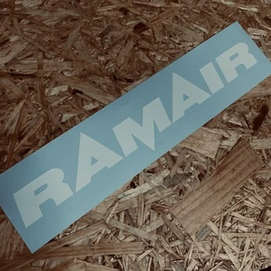 RAMAIR Air Filters Vinyl Car Sticker 40cm White Stance - Free Uk Delivery
